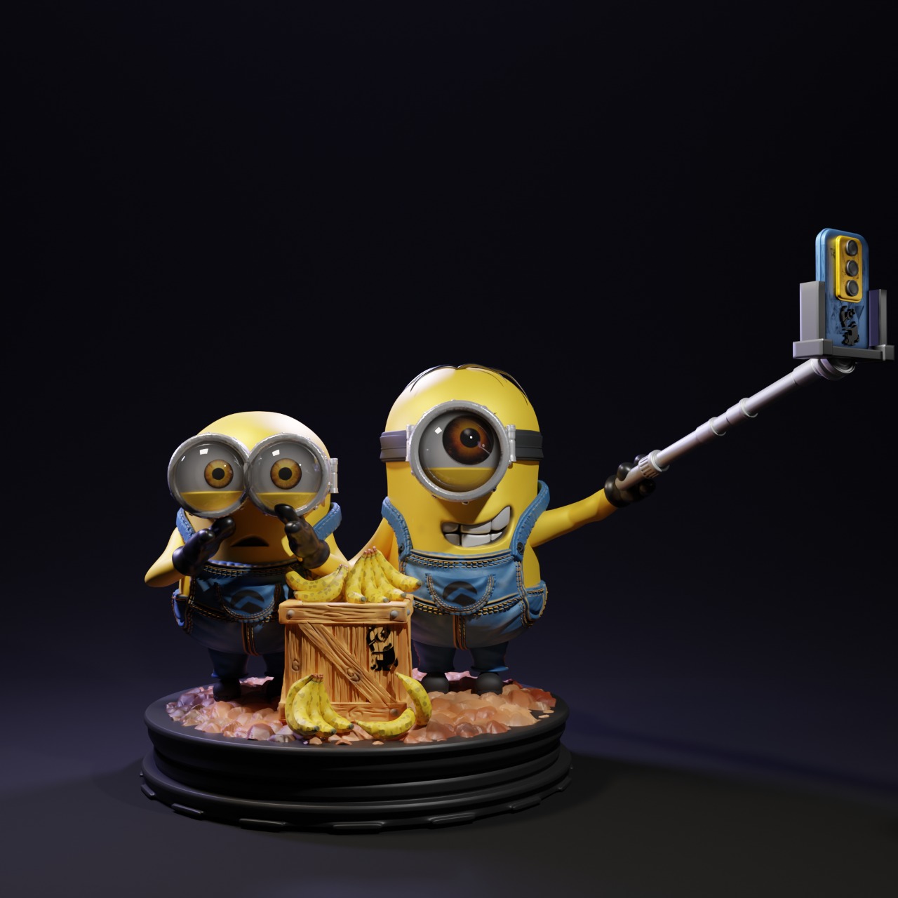 Minions, diorama da assemblare
